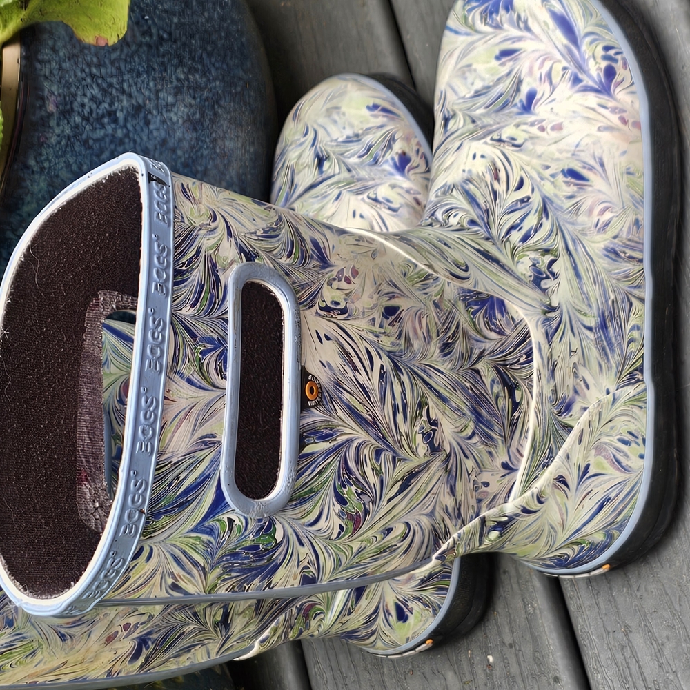 Colorful Swirl Rain Boots
